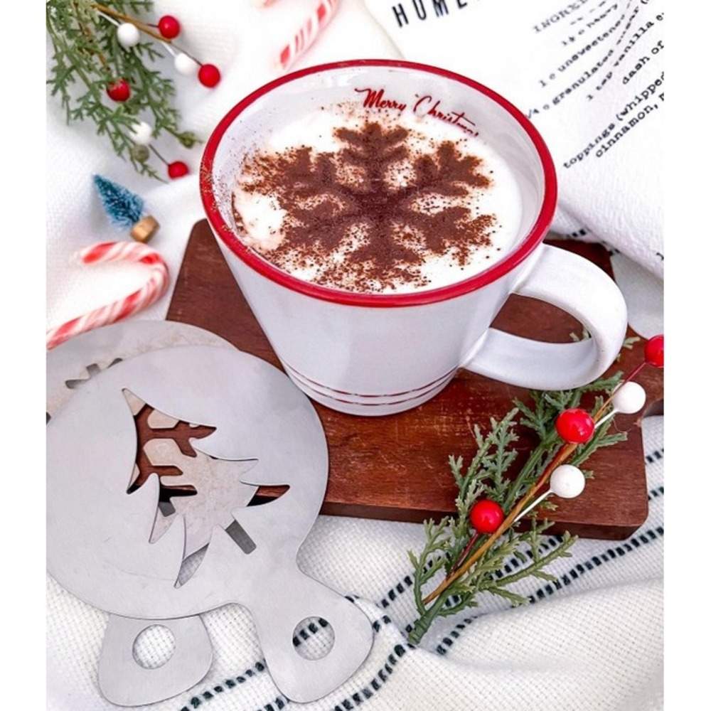 Hearth & Hand Festive Red and White Mug